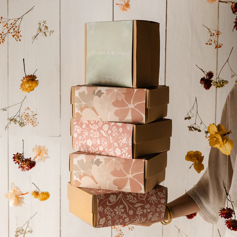 motif exclusif collection packaging cosmétique