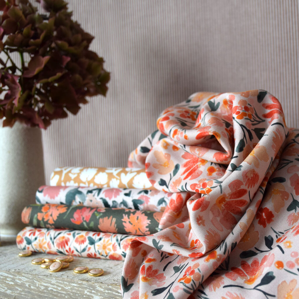 tissu aquarelle motif exclusif